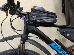 Велосумка West Biking Fearless на раму зеленая (0707252gr)