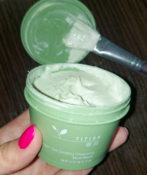Охлаждающая очищающая грязевая маска Bioaqua Green Tea Cooling Cleansing Mud Mask с зеленым чаем 100 г (6972696991853) фото от покупателей 2