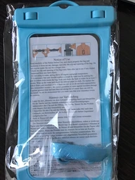 Водонепроникний чохол WaterStar для смартфона до 7" Blue