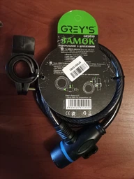 Велосипедний замок Grey's GR51010 (10x1000) на ключі фото від покупців 7