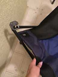 Розкладне крісло KingCamp Moon Leisure Chair Black/Blue (KC3816 Black/Blue) фото від покупців 5