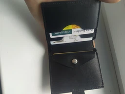 Портмоне вертикальное мужское молодежное из натуральной кожи SHVIGEL Черное (bg162fash21) фото от покупателей 11