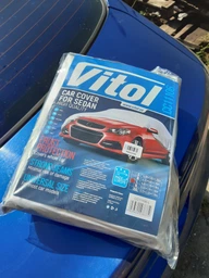 Тент автомобильный Vitol CC11106 L серый, 482х178х119 см (F 170T/CC11106 L) фото от покупателей 14