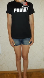 Футболка женская Puma Ess Logo Tee 58677402 M Белая (4063697275058) фото от покупателей 3