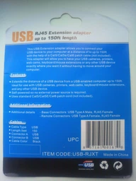 USB удлинитель по RJ45 витой паре до 50м фото от покупателей 1