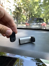 Автомобильный держатель Baseus Steel Cannon Air Outlet Car Mount Black фото от покупателей 3
