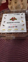 Живой корм для птиц – Набор Чёрная львинка Зофобас Мучной хрущак Огнёвка пчелиная Ладья-2 фото от покупателей 12