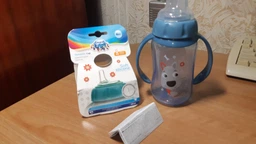 Тренировочная кружка Canpol Babies Cute Animals с силиконовым носиком и ручками 320 мл (56/512_blu2) фото от покупателей 2