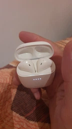 Беспроводные Bluetooth наушники Baseus Encok TWS W04 Pro с функцией беспроводной зарядки Qi Серый фото от покупателей 4