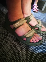 Сандалі Crocs Swiftwater River Sandal Black/Black р. M8W10\40.5\26.5 203965 фото от покупателей 6