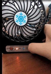 Портативный настольный мини-вентилятор Portable Fan Mini Black (V036)