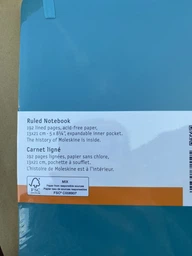 Блокнот Moleskine Classic A4 (21 х 29,7 см в лінію чорний м'яка який