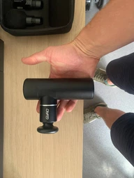 Перкусійний масажер для тіла та м'язів, ручний пістолет GYRO Muscle Mini Gun Massager Black (GYRO-Minigun) фото від покупців 4
