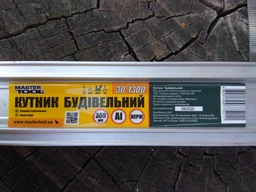 Кут MASTER TOOL будівельний 300мм алюмінієві- нерж 30-1300 фото от покупателей 10