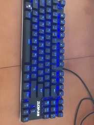 Клавіатура ігрова Механічна Дротова ZUOYA X51 87 з RGB-підсвічуванням Anti Ghosting (Red Switch) Біла фото від покупців 10