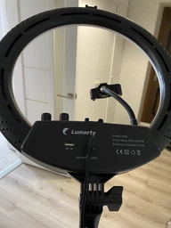 Кольцевая LED лампа LUMERTY Slim (35см - 45w) / светодиодное кольцо на штативе с креплением для телефона - для фото/ видео, селфи, набор для блогеров, beauty-мастеров (45W-4830) фото от покупателей 3