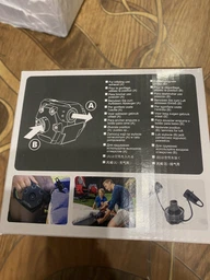 Насос электрический для кроватей, матрасов, кругов и лодок Intex 12/220 В Чёрный (66642) фото от покупателей 1
