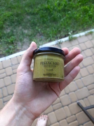 Фісташкова паста AUMI класична, 120г, банка скло фото від покупців 4