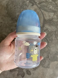 Бутылка антиколиковая Canpol Babies Bonjour Paris с широким отверстием 120 мл Синяя (35/231_blu) фото от покупателей 2