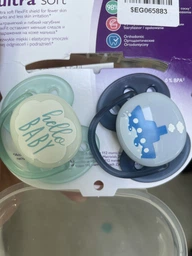 Пустышки Philips AVENT Ultra Soft 0-6 месяцев 2 шт (SCF091/41) фото от покупателей 9