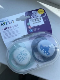 Пустышки Philips AVENT Ultra Soft 0-6 месяцев 2 шт (SCF091/41) фото от покупателей 10