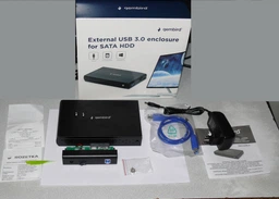 Зовнішня кишеня Gembird для 3.5" SATA USB 3.0 Black (EE3-U3S-3) фото від покупців 4