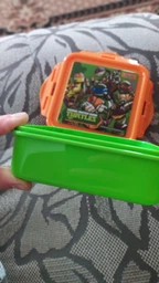 Ланч-бокс 1 Вересня Tmnt 380 мл Зеленый с оранжевым (5056137155477) фото от покупателей 2