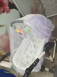 Москитная сетка на коляску люльку универсальная BAVO BabyGuard S-1 фото от покупателей 8