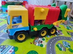Мусоровоз Tigres Middle truck (39224 Червоно-жовтий) фото от покупателей 12
