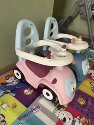Машина для катания малыша Smoby Toys Маэстро 3 в 1 со звуковыми эффектами голубая (720304) фото от покупателей 2