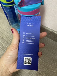 Пляшечка для води Kite, 650 мл, рожева K23-395-1 фото від покупців 1