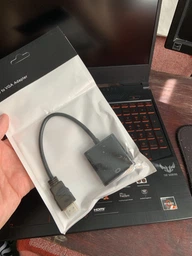 HDMI - VGA Переходник HDMI в VGA конвертер адаптер ХДМИ на ВГА преобразователь для ПК эмулятор райзер для монитора HDMI to VGA ( AY20 ) фото от покупателей 2