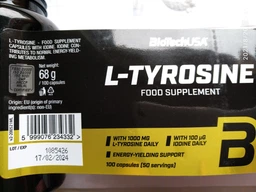 Амінокислота BioTech L-Tyrosine, 100 капсул фото від покупців 1