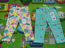 Legginsy 5.10.15 Urban Tropics 3M4032 98 cm Białe/Różowe Zielone (5902361980999)