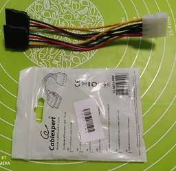 Кабель Cablexpert SATA 0.15 м (CC-SATA-PSY) фото від покупців 2