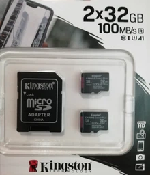 Карта памяти Kingston microSDHC 2х32GB Canvas Select Plus Class 10 UHS-I U1 V10 A1 + SD-адаптер (SDCS2/32GB-2P1A) фото от покупателей 8