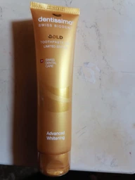 Зубна паста-гель Dentissimo Advanced Whitening Gold Нова відбілювальна 75 мл (7640162326513) фото від покупців 1