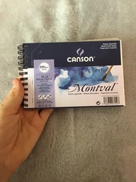 Альбом бумаги на спирали для акварели Canson Montval, 300g, 10.5x15.5 см, 12л фото от покупателей 2