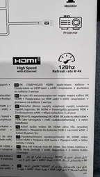 Кабель Promate ProLink8K-200 Black, HDMI v.2.1 - HDMI v.2.1, 2 м UltraHD-8K, 3D (prolink8k-200.black) фото от покупателей 2