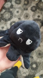 Мягкая игрушка Осьминог перевертыш двусторонний веселый грустный Mood Octopus 16 см UKC малиново/голубой