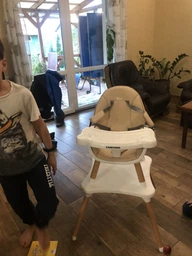 Стільчик для годування 2 в 1 Caretero Tuva Beige (TERO-7707) фото від покупців 2