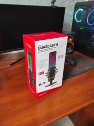 Мікрофон HyperX QuadCast S (HMIQ1S-XX-RG/G/4P5P7AA)
