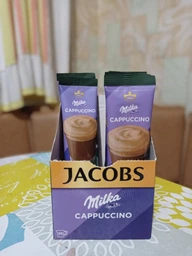 Кофейный напиток Jacobs Milka Cappuccino 10 x 18 г (8714599107690) фото от покупателей 4