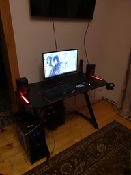 Геймерский стол 1STPLAYER AZ1 Black (AZ1-1260-RGB-BK) фото от покупателей 9
