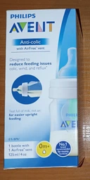 Бутылочка для кормления Philips Avent Anti-colic с клапаном AirFree 125 мл 1 шт (SCF810/14) фото от покупателей 6