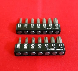 Набор бит TORX с отверстием TOPTUL 1/4" 7ед. (T10-T40) GAAV0703 фото от покупателей 5