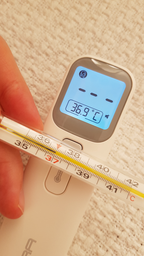 Бесконтактный термометр EleraSmart для детей и взрослых, с функцией измерения температуры воды, еды и других предметов (0000876245С) фото от покупателей 1