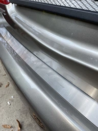 Накладка на бампер Honda Civic VIII 4D 2006-2011 без загиба NataNiko B-HO03