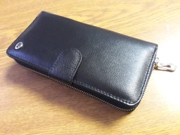 Вертикальний молодіжний гаманець із натуральної шкіри ST Leather Чорний для карт унісекс (bg193fash00) фото від покупців 17