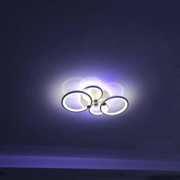Люстра світлодіодна 517 Light 3color з пультом 112Вт Білий (01366)